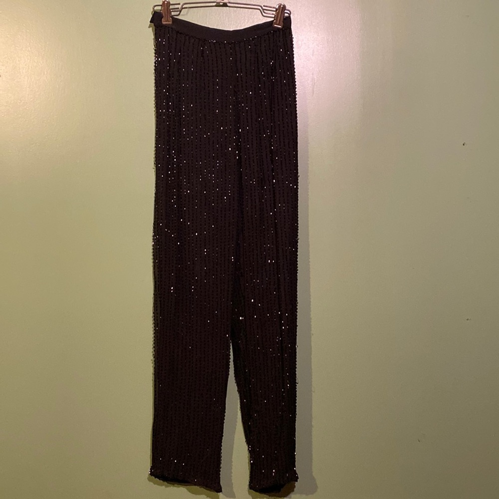 Retro 90s silk beaded pant by Sho Max Originals